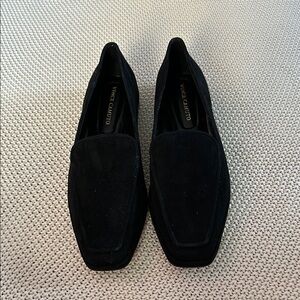 NEW Vince Camuto black suede loafer